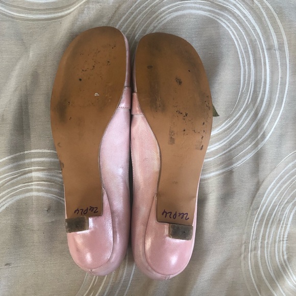 N.Y.L.A. Pink vintage look heels size 5.5 - Picture 5 of 7